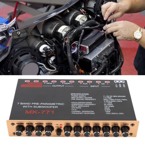 Band car graphic equalizer - car,