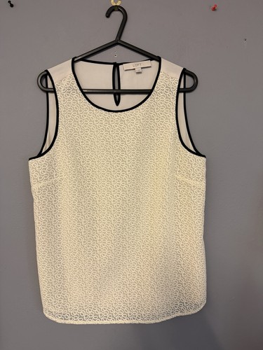 Loft cream black - cream, vest