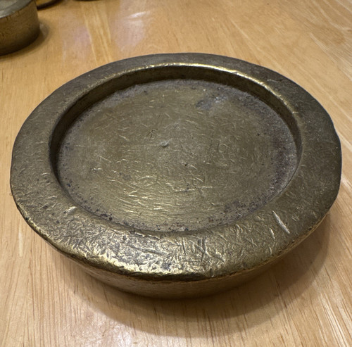 Vintage brass weight - 4, lbs
