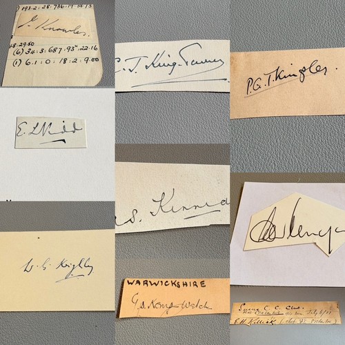 Cricket autograph surname - -,
