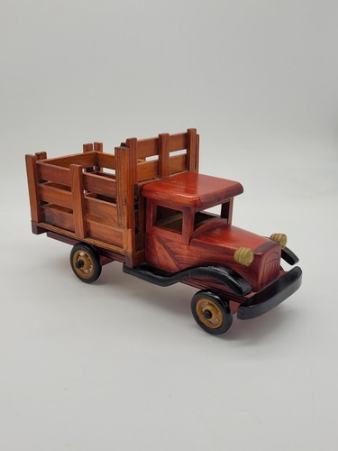 Vintage wooden truck pickup - vintage,
