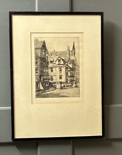Antique etching john - etching, of
