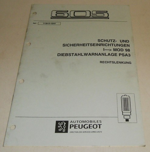 Workshop manual theft alarm - workshop,