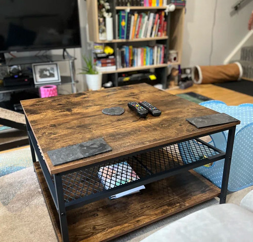 Square coffee table vintage - square,
