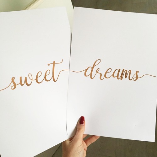 Set sweet dreams - dreams, foil