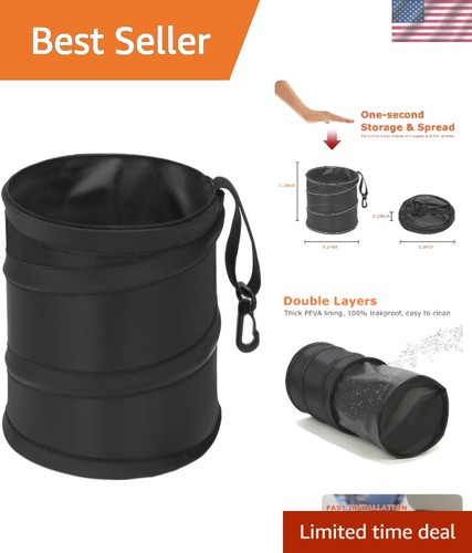 New leakproof car trash can - car,