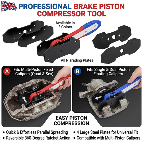 Brake pad ratchet rewind - brake,