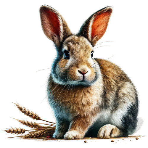 Brown dutch rabbit vinyl - brown,
