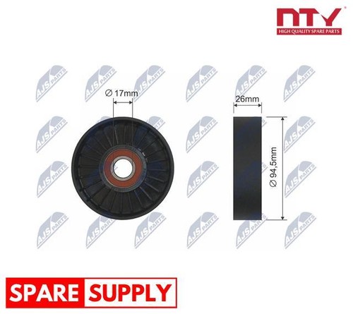 Tensioner pulley ribbed - pulley,, v-ribbed