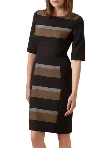 Hobbs striped knee pencil - striped,