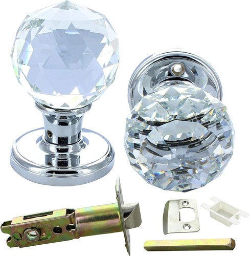 Round crystal diamond clear - crystal,