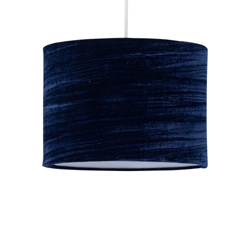 Navy blue crushed velvet - crushed,