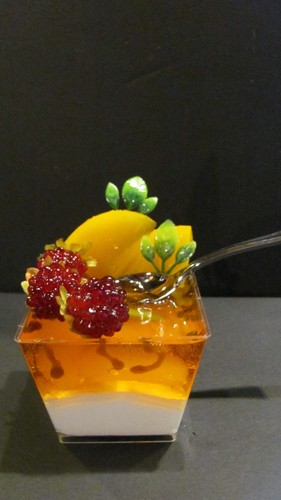 Artificial mini orange peach - artificial,