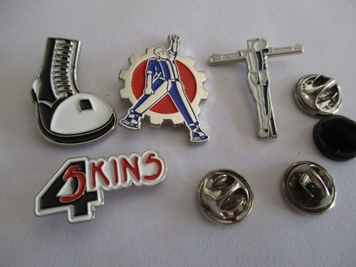 Skinhead metal badges - 4, oi!