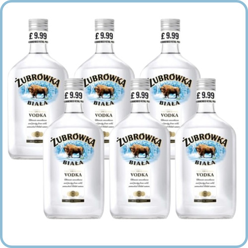 Zubrowka biala vodka case - biala, 'case