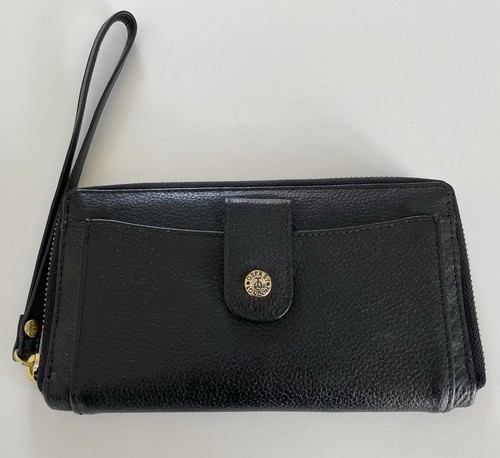 Osprey black leather large zip - leather,