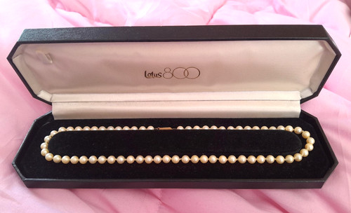 Lotus vintage pearl - pearl, necklace