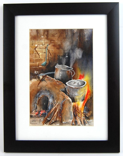 Framed signed neva ecuador - neva,