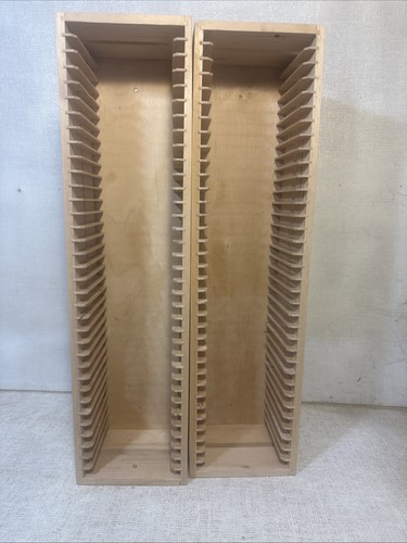 Ikea boalt wooden storage - cd,