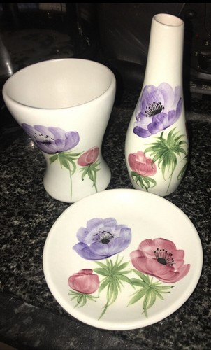 Radford pottery poppy vases - radford,