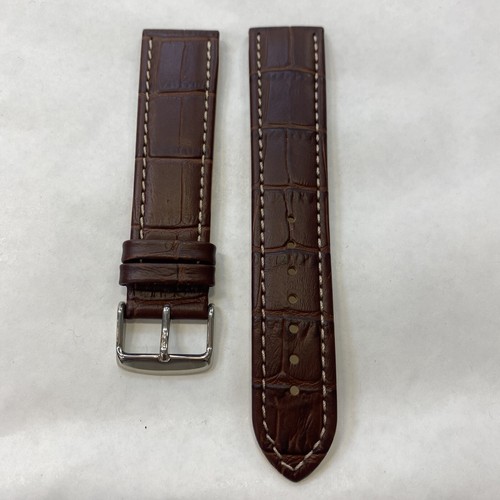 22mm long brown leather - brown,