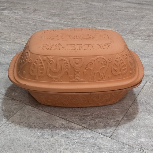 Vintage romertopf clay - vintage,