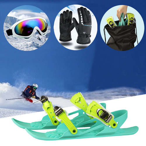 Snow skis set plastic - snow, short