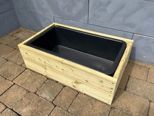 Wooden raised small pond - raised,