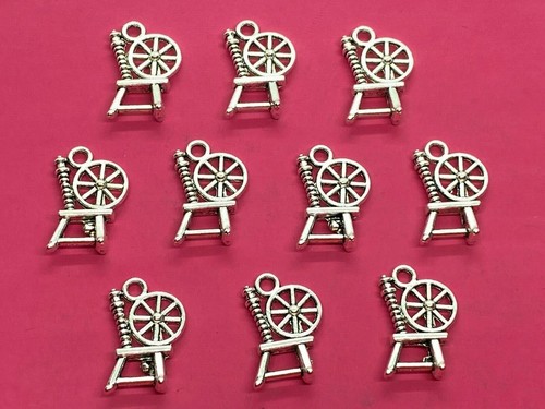 Tibetan silver spinning wheel - silver,