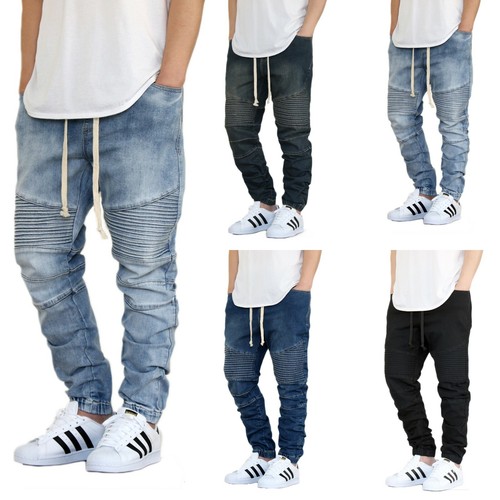 Men biker drop crotch - drop,