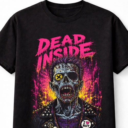 Dead inside punk zombie - dead,
