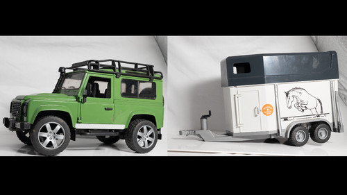 Bruder land rover - 1:16,