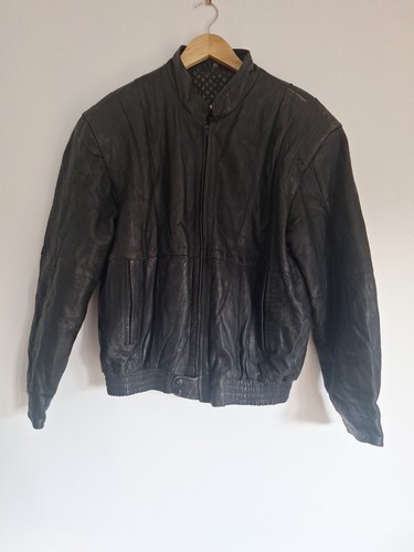 Vintage mens black genuine - black,