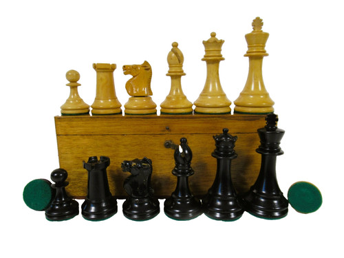 Antique chess set bcc - chess,
