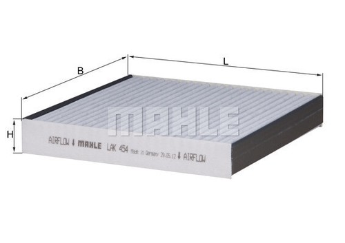 New filter interior air - air, for