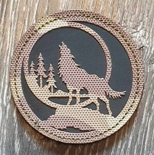 Howling Wolf Camo Patch Hook &