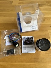 VDO SingleViu Boost Gauge - 52mm - 0-60psi - White Illumination - BNIP