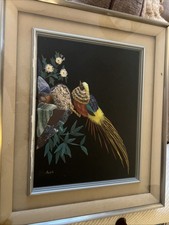 Framed signed dated chinese - framed,