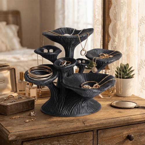 Mushroom jewelry stand - stand,