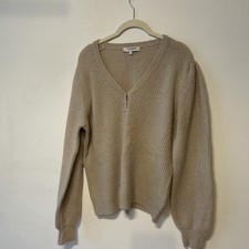 Morgan Cream V Neck Jumper