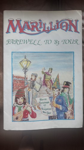 Marillion tour poster 1983 - tour,
