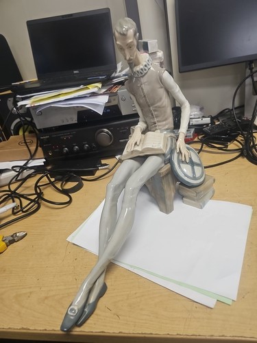 Nao lladro don quixote - by, 15"