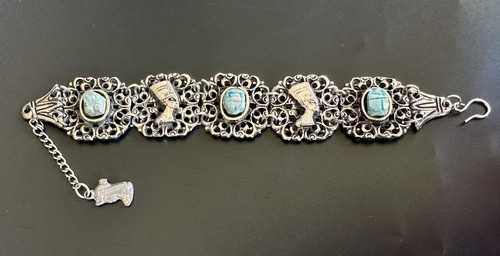 Vintage turkish panel bracelet - turkish,