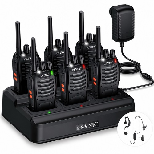 Esynic 6pcs walkie talkies for - 6pcs,