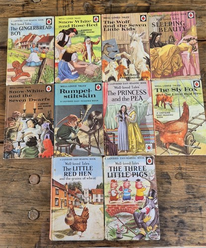 10x vintage ladybird books - 10x,