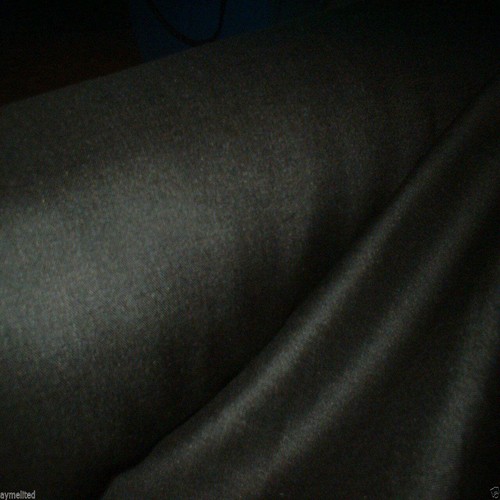 Irish linen black fabric for