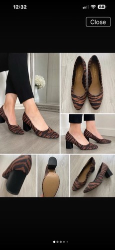 Next tiger print - block, heel