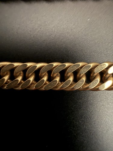 9ct yellow gold curb chain - 9ct,