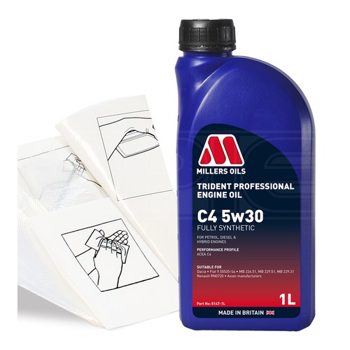 Engine oil top millers oils - top, up
