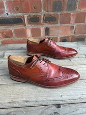 mens NEXT wingtip brogues - size uk 9 great condition ( ref 499 )